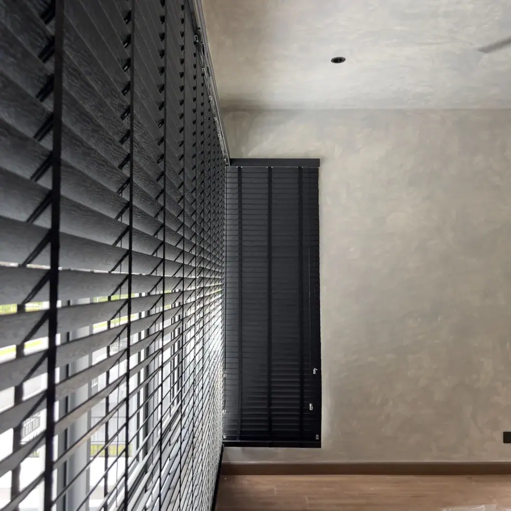 Wood Grain custom blind